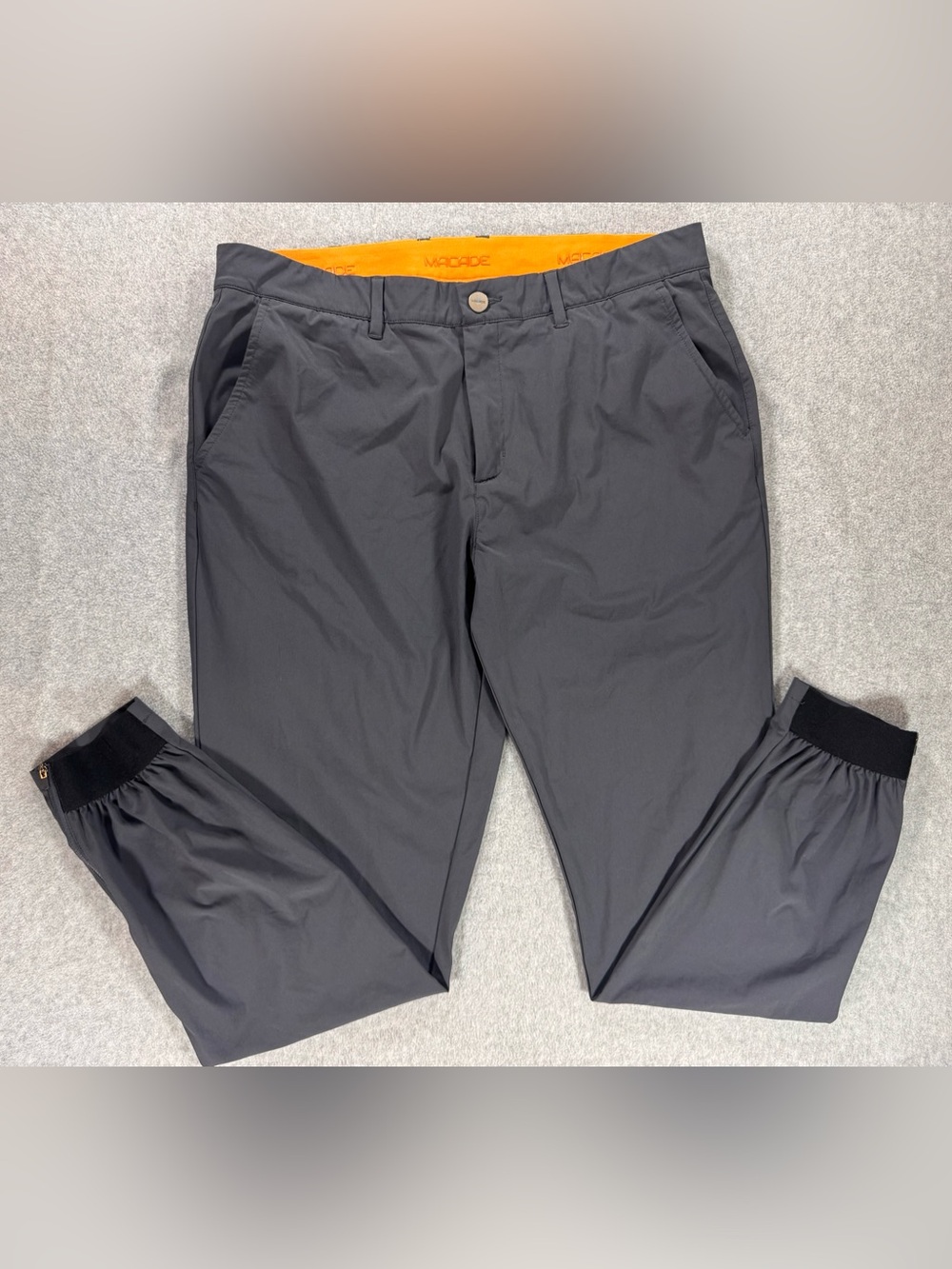 Macade Men’s Gray Golf Performance Jogger Pants 36-Slim Fit